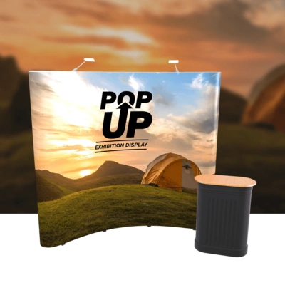 3x3 Curved Pop-Up